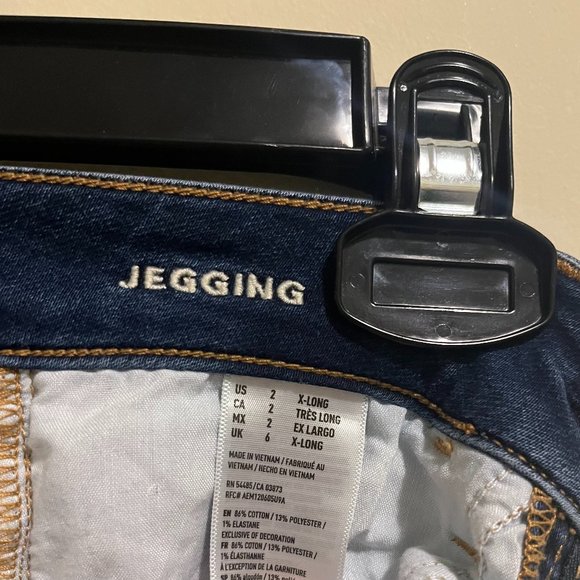 American Eagle Medium Wash Jeggings - Picture 4 of 6